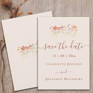Reserve A Data Casamento Elegante Boho em Prado de Flores Silvest