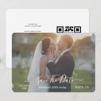 Reserve A Data Casamento Elegante Clássico Preto e Branco Caligra