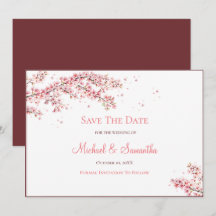 Casamento Elegante com Flor de Cerejeira