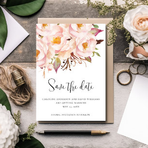 Reserve A Data Casamento Elegante com Script Moderno