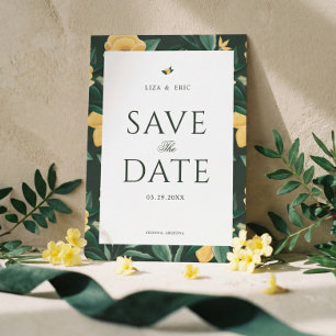 Reserve A Data Casamento Elegante De Árvore Floral De Limão