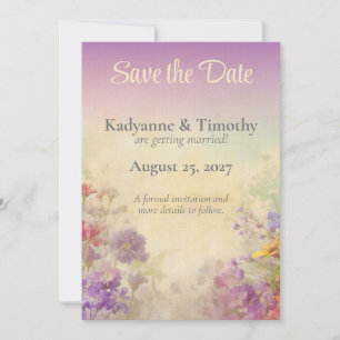 Reserve A Data Casamento Elegante de Dreamy Wildflower