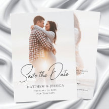 Casamento Elegante de Foto do Script Minimalista M