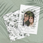 Reserve A Data Casamento elegante e botânico Eucalyptus<br><div class="desc">Simples na moda casamento de fotos de arco moderno elegante e botânico Eucalyptus</div>