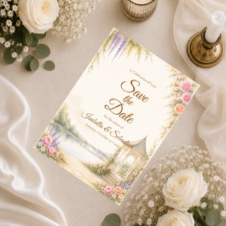 Reserve A Data Casamento Elegante no Jardim