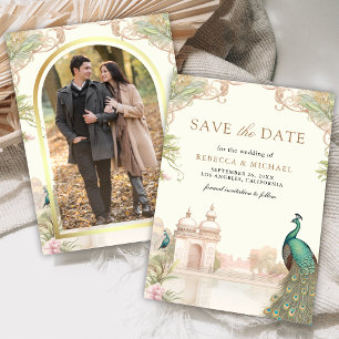 Reserve A Data Casamento Elegante no Palácio Indiano com Pavão Vi