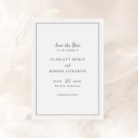 Casamento Elegante Preto e Branco Atemporal