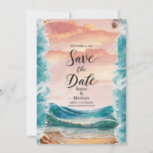 Reserve A Data Casamento Elegante Sunset Beach
