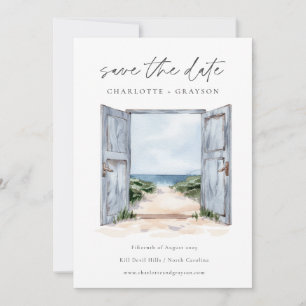 Reserve A Data Casamento em Aquarela na Ocean Beach - Salve a Dat