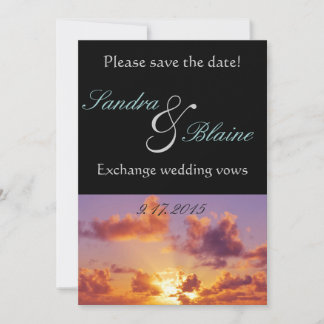 Reserve A Data Casamento Especial ao Pôr do Sol na Praia