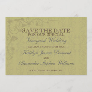 Reserve A Data Casamento Especial De Vinha Salvar A Data