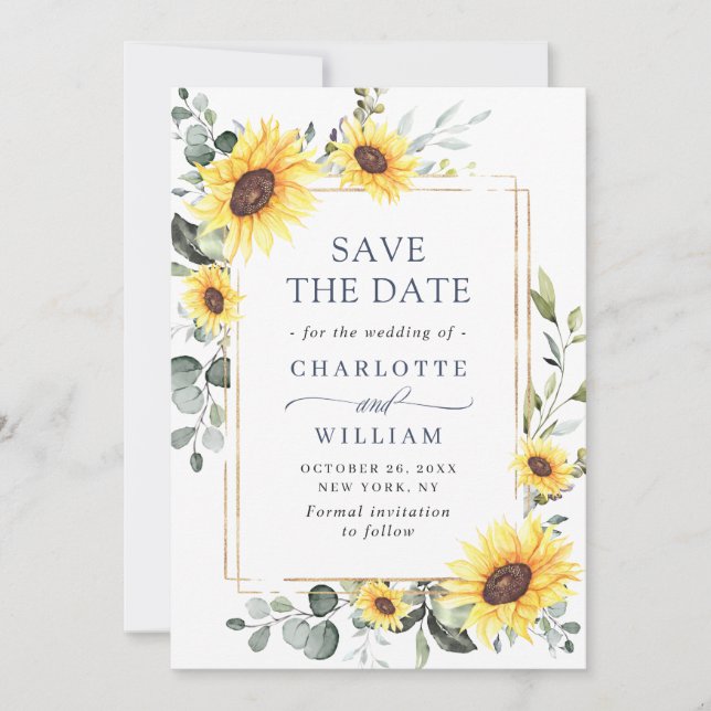 Reserve A Data Casamento Eucalyptus com Aquarela Elegante (Frente)