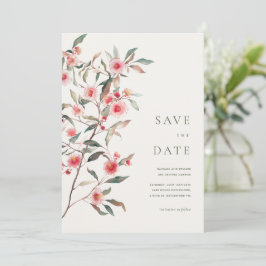 Reserve A Data Casamento Eucalyptus Greenery & Pink Florals