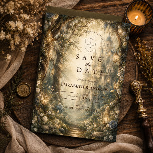 Reserve A Data Casamento Fantasia no Bosque Encantado