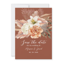 Casamento Floral Boho Rústico Terracota