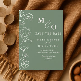 Reserve A Data Casamento Floral Branco Elegante