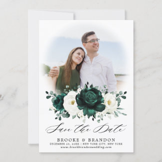 Reserve A Data Casamento Floral Branco Eucalyptus Emerald Greener