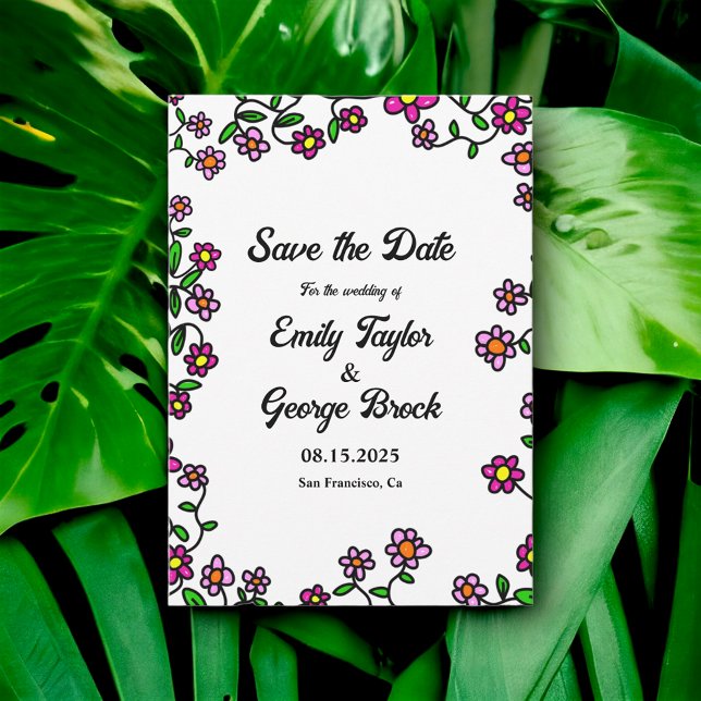 Reserve A Data Casamento Floral das Flores do Jardim Botânico Ele (Criador carregado)