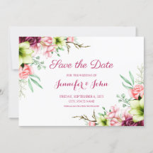 Casamento Floral de Amaryllis Vermelha com Aquarel