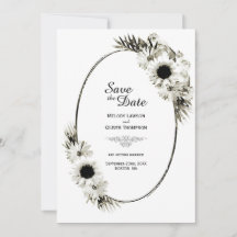 Casamento Floral de Girassol Branco e Negro Russo