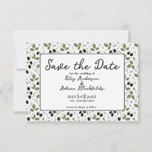 Reserve A Data Casamento Floral de Lavanda com Amora Preta na Pri