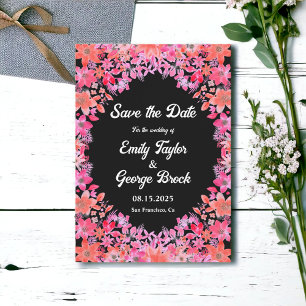Reserve A Data Casamento Floral do País das Flores Românticas Bla