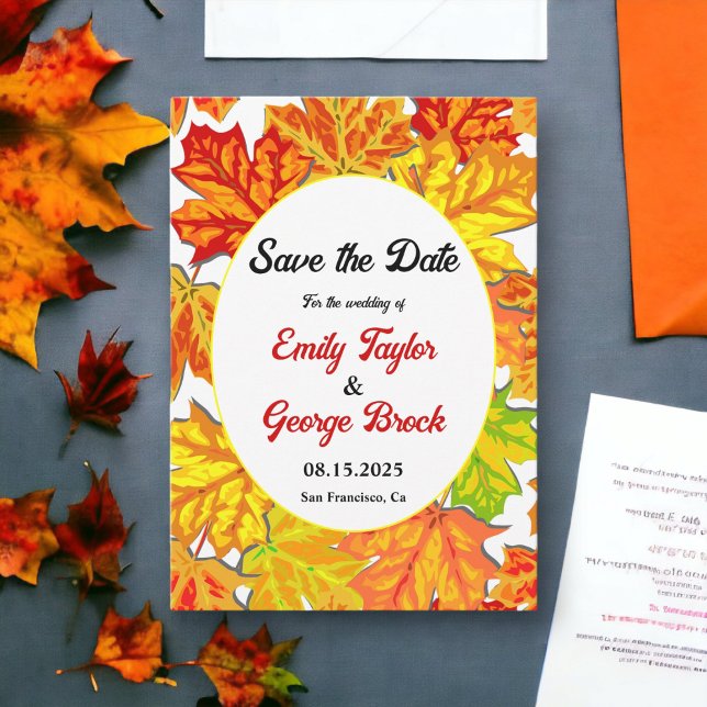 Reserve A Data Casamento Floral do País Elegante Boho Fall (Criador carregado)