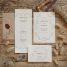 Casamento Floral Elegante Salvar A Data