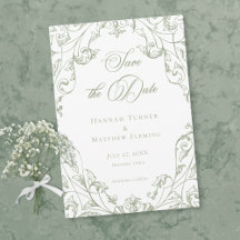 Casamento Floral em Verde Sage Clássico Elegante