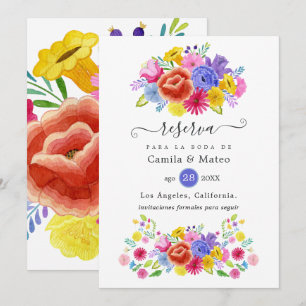 Reserve A Data Casamento Floral Fiesta Espanhola