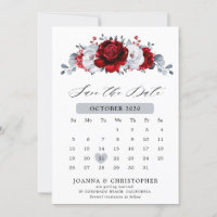 Casamento Floral Metálico Branco Prata Vermelho Re