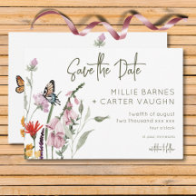 Casamento Floral Moderno de Pastel & Burgundy Bloo
