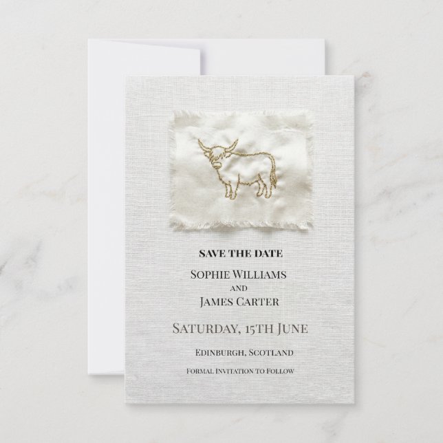 Reserve A Data Casamento Floral Neutro (Frente)