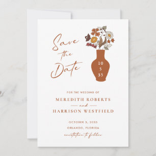 Reserve A Data Casamento Floral Retro Boho