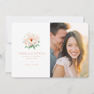 Reserve A Data Casamento Floral Rosa Alegre