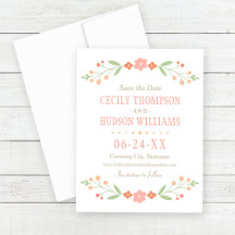 Casamento Floral Rosa Coral e Verde Rústico