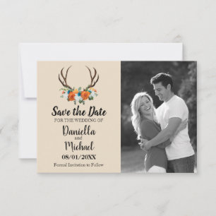 Reserve A Data Casamento Floral Rustic Antlers
