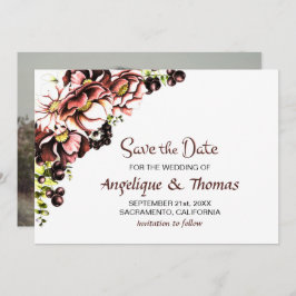 Reserve A Data Casamento Floral Rustic Fall