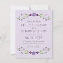 Casamento Floral Rustic Purple e Green
