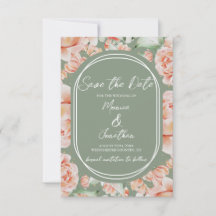 Casamento Floral Rustic Sage Green Blush