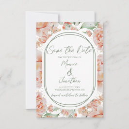 Reserve A Data Casamento Floral Rustic Sage Green Blush