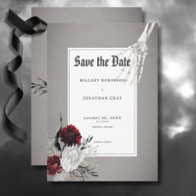 Casamento Floral Vermelho de Amor e Ossos