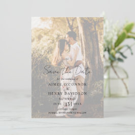 Reserve A Data Casamento Foto Moderno Script Rústico