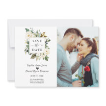 Casamento Fotográfico de Flores Brancas Delicadas