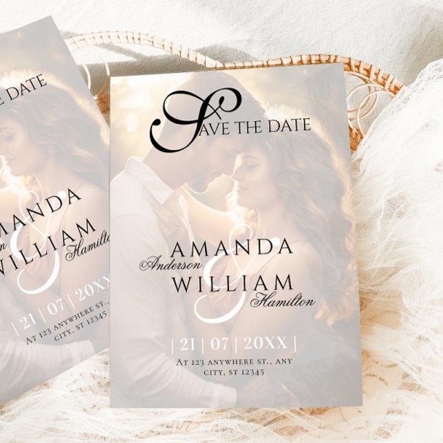 Reserve A Data Casamento Fotográfico de Nomes Elegantes Modernos (Criador carregado)