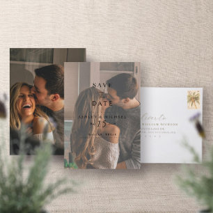 Reserve A Data Casamento Fotográfico de Vellum Overlay Watercolo