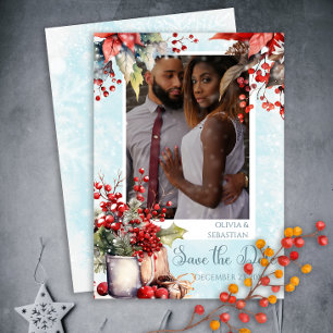 Reserve A Data Casamento Fotográfico do buquê de Amoras Cozy Wint