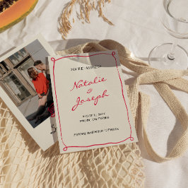 Reserve A Data Casamento Fotográfico Retrópico Retrópico Escrito 