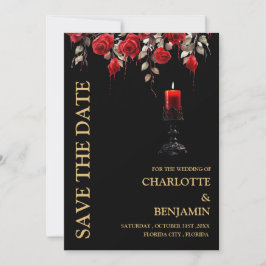 Reserve A Data Casamento Gótico