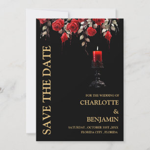 Reserve A Data Casamento Gótico